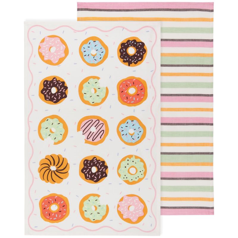 Dishtowel Set of 2 - Donuts