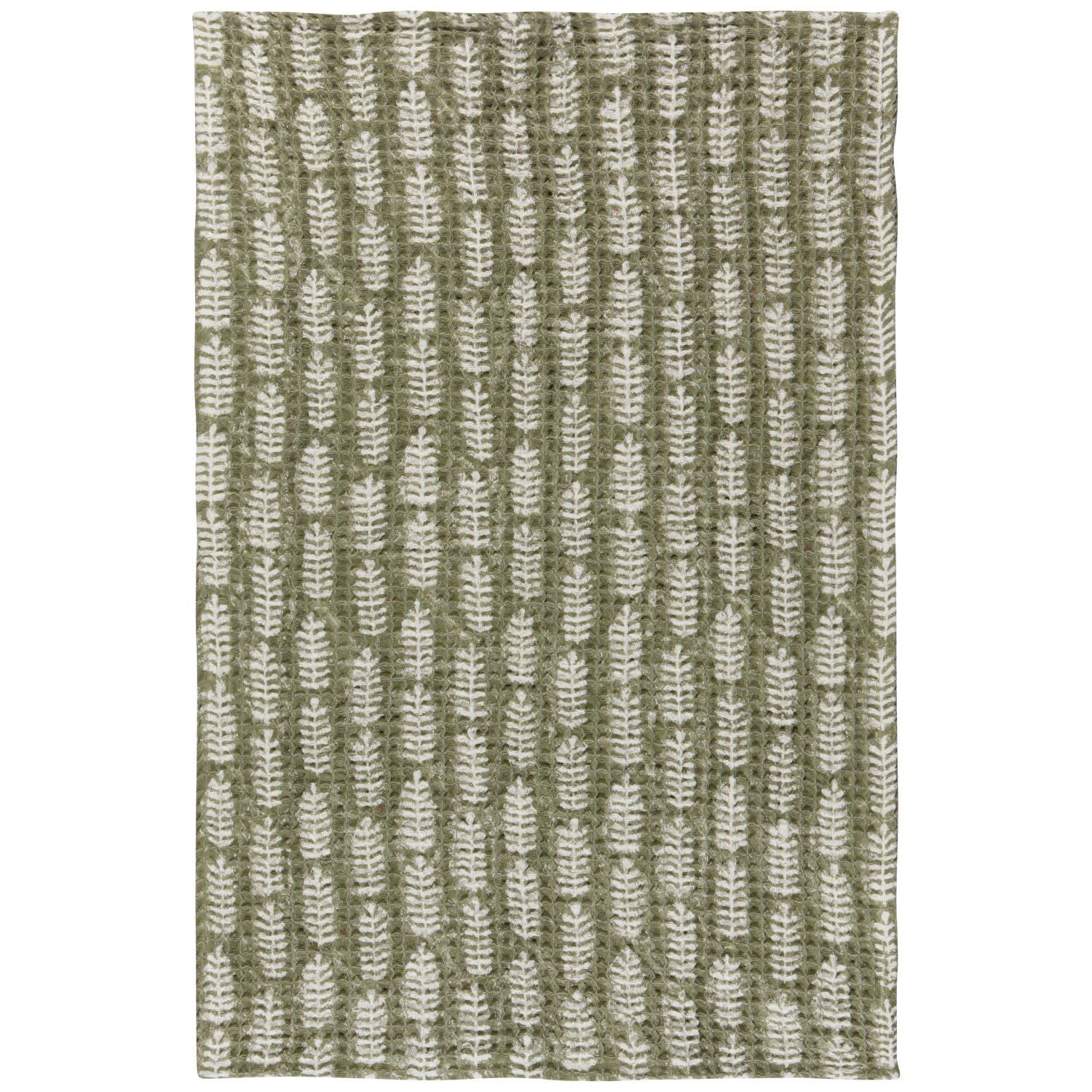 Tea Towel - Block Print Fern