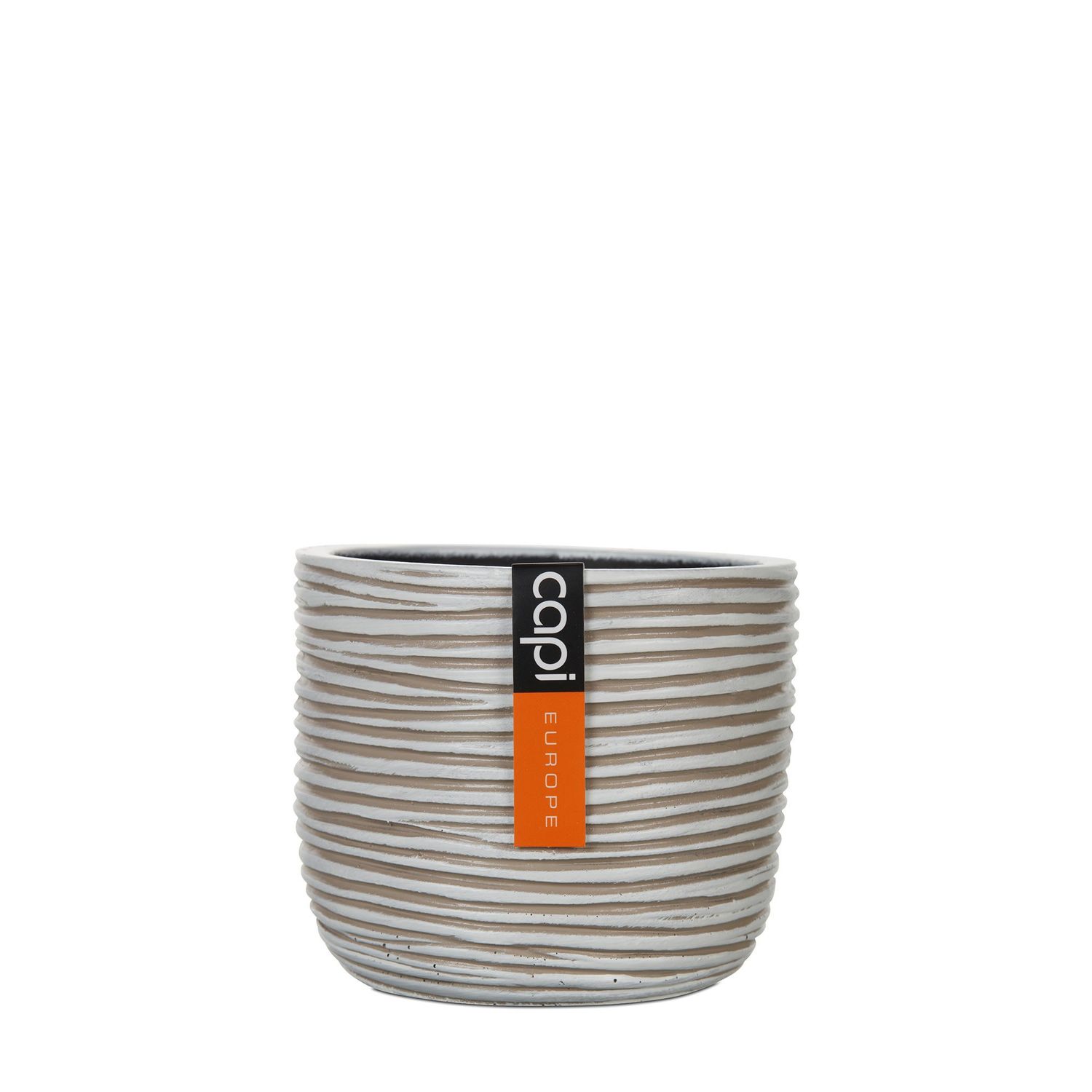 Indoor - Egg Planter Rib, Color: Ivory, Size: 14cm x 13cm