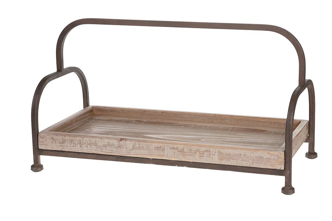Etagiere wood Natural Wash, Size: 46x22x26cm