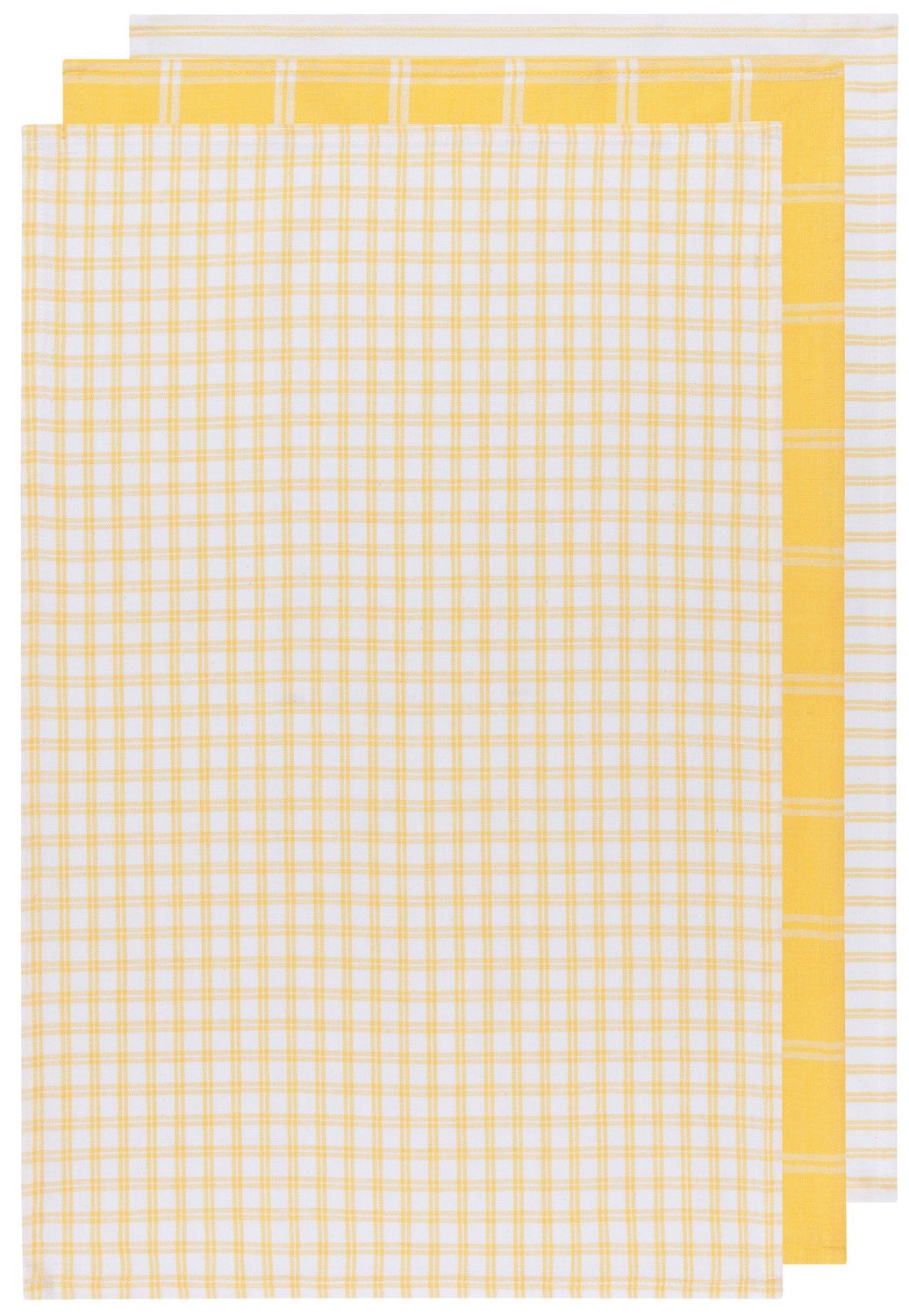Tea Towel Tic Tac Toe - Set of 3, Color: Lemon