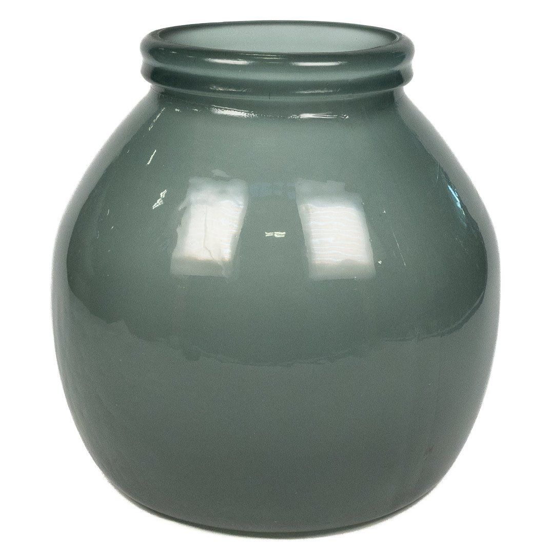 Civita Vase, Color: Green, Size: h20xd21cm