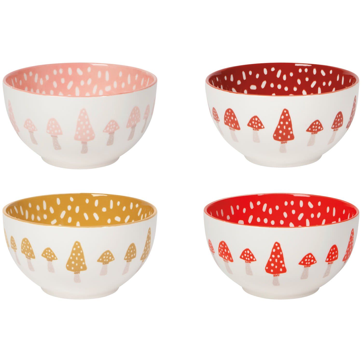 Everyday Bowl 4.5&quot; Set of 4 - Toadstool