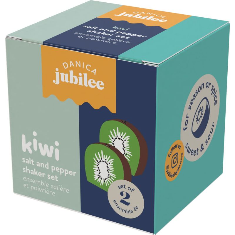 Salt and Pepper Shakers Set of 2 - Kiwi