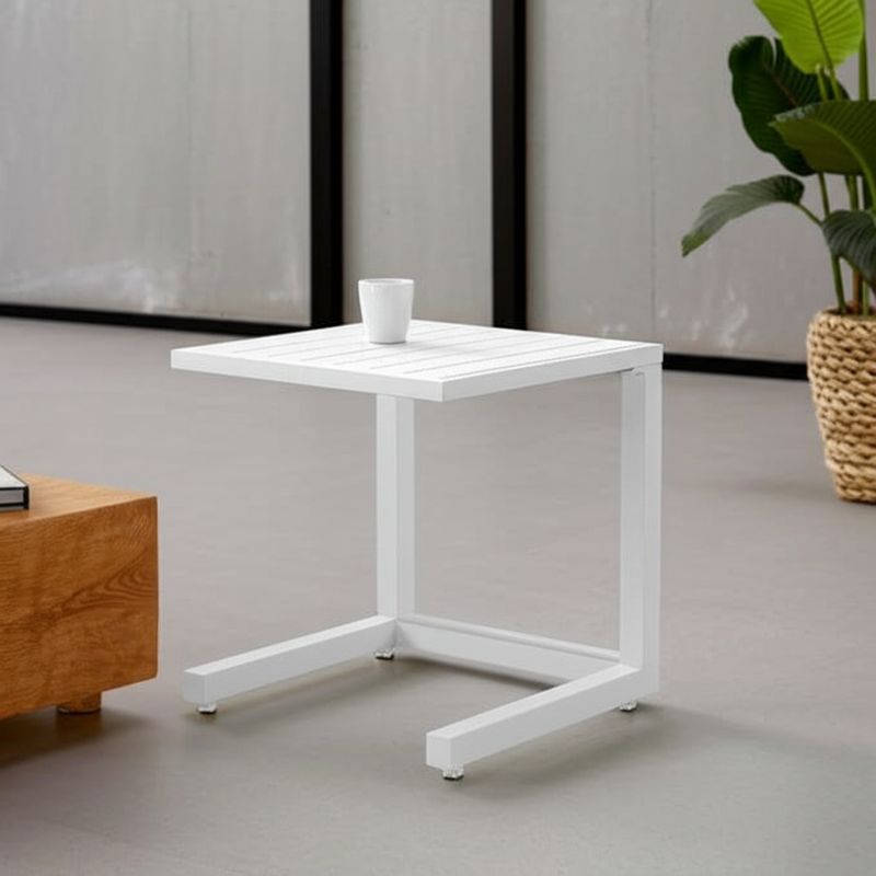 Matzo C Side Table - Matte White