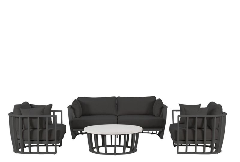 Karolina Conversation Set - Black