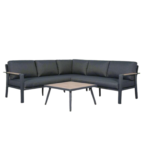 Arletter Sectional Lounge Set with Cushions - Grey