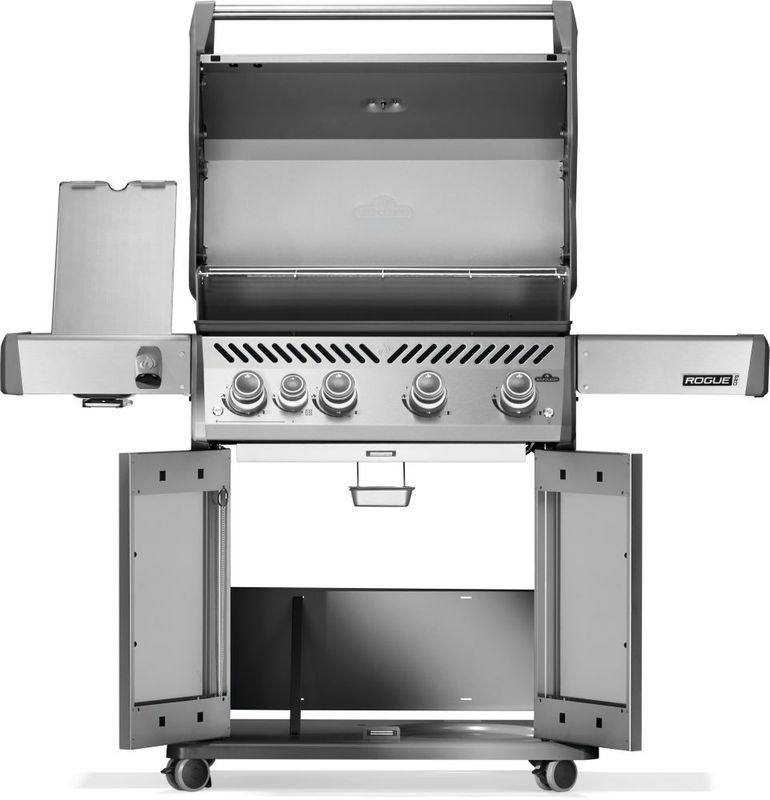 Napoleon - Rogue® PRO 525 Propane Gas Grill with Infrared Side Burner, Stainless Steel
