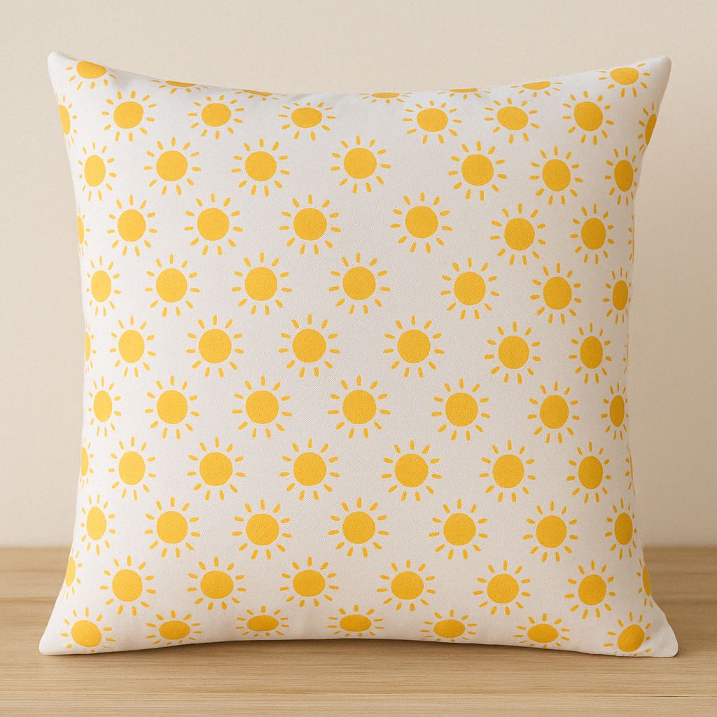 Cushion Cotton 45x45cm Sun