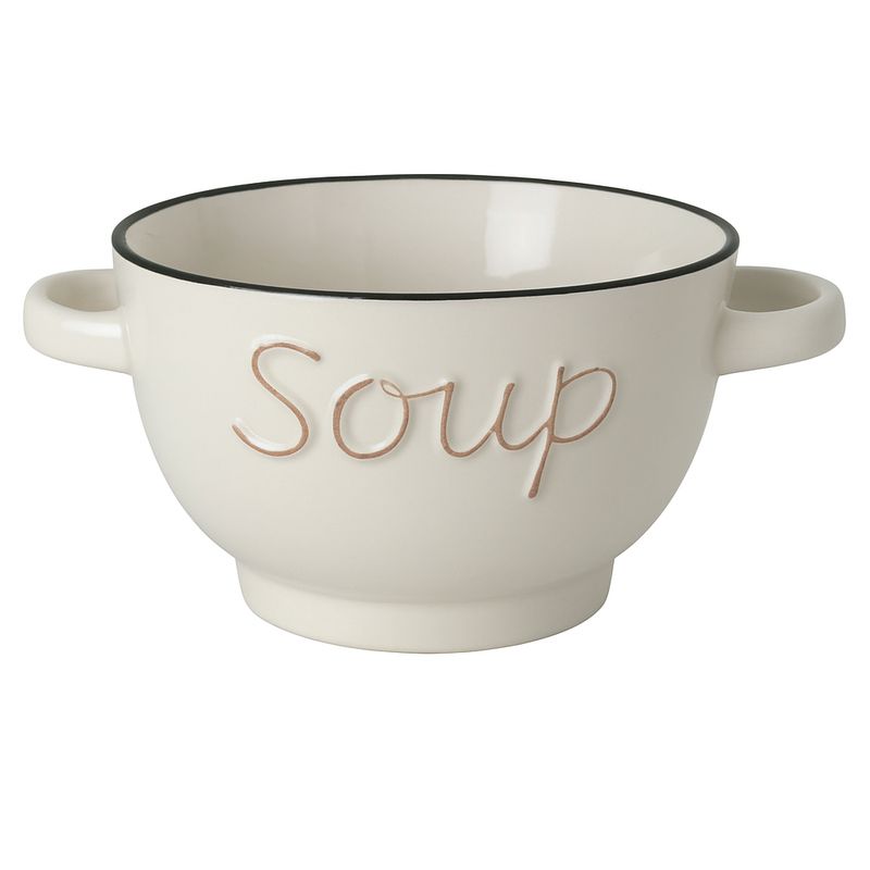 Soup Bowl With Handles - 4 Assorted