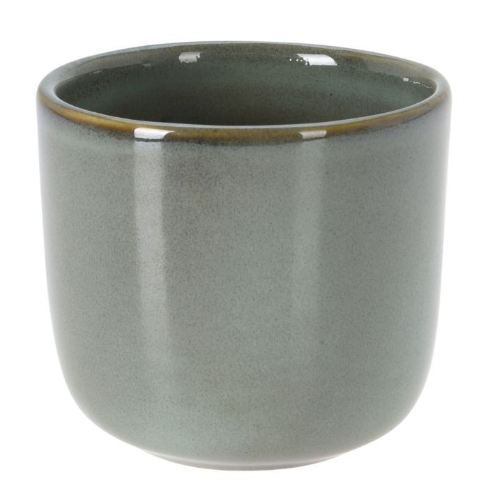 Flowerpot Porcelain Green