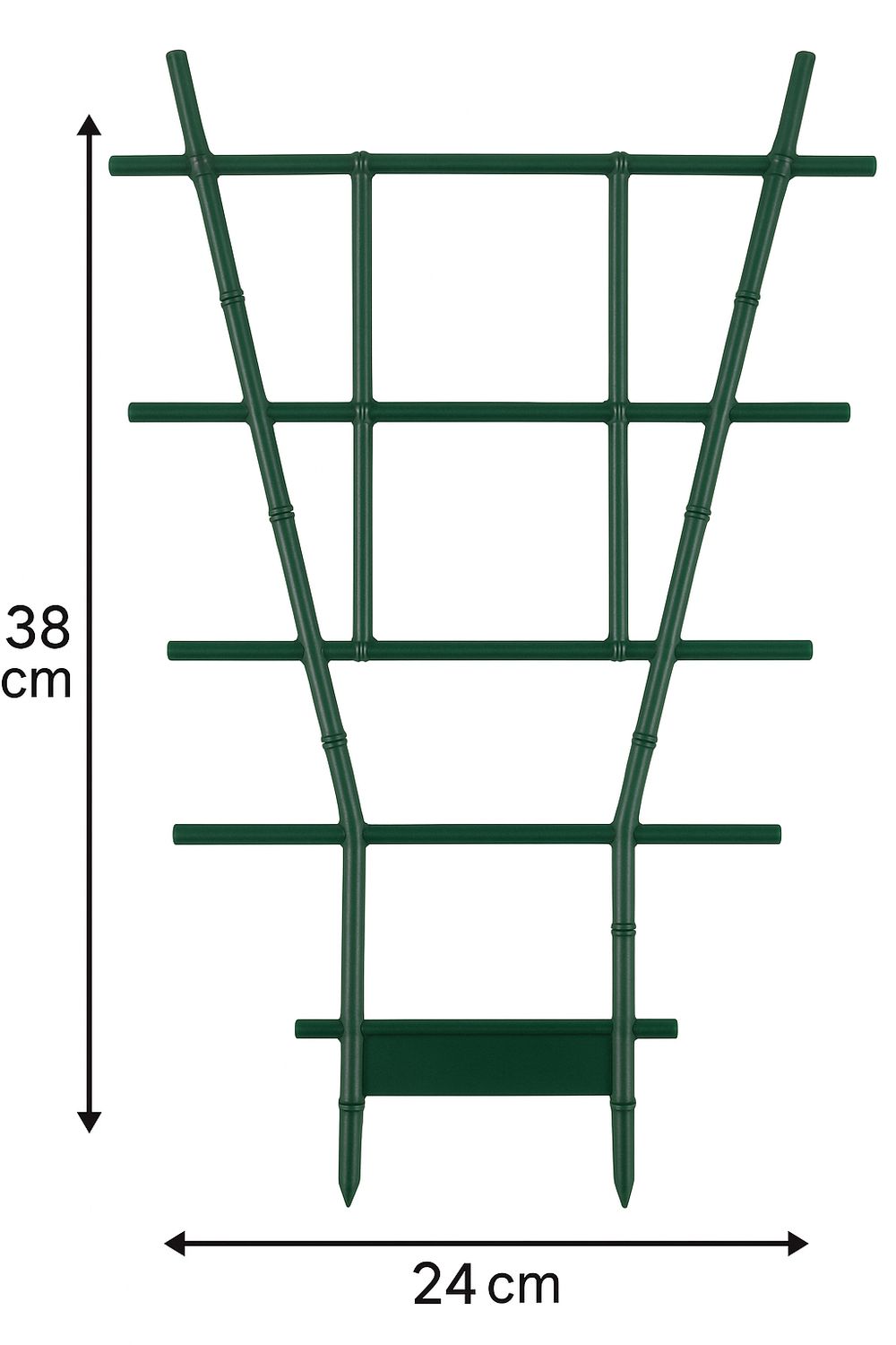 Plant Stake 38x24cm Green