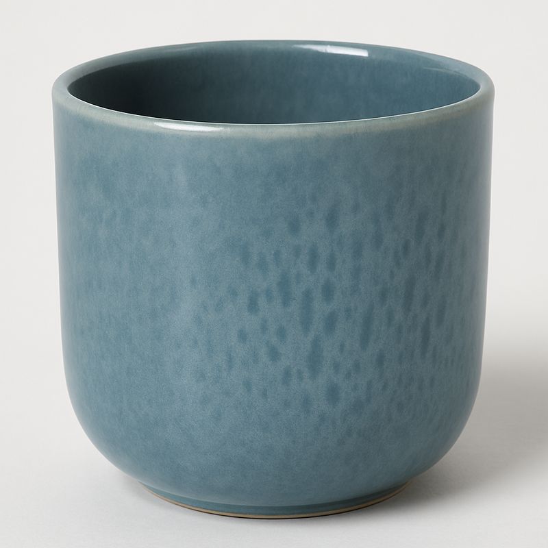 Flowerpot Porcelain Blue