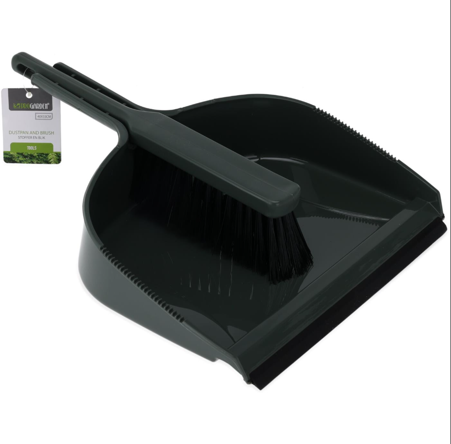 Dustpan And Brush Green