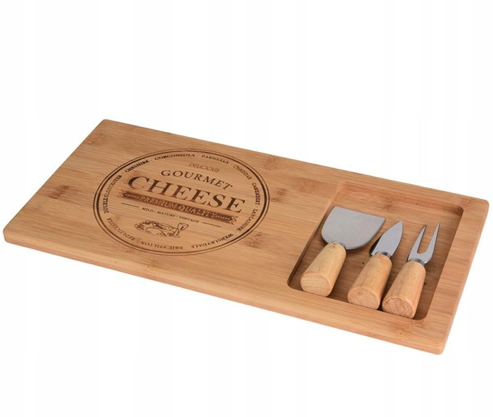 Cheese Board Set Bamboo