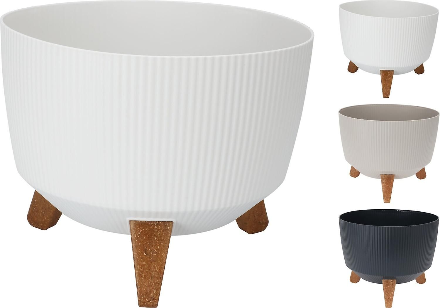 Flowerpot with Legs 29cm - 3 Assorted