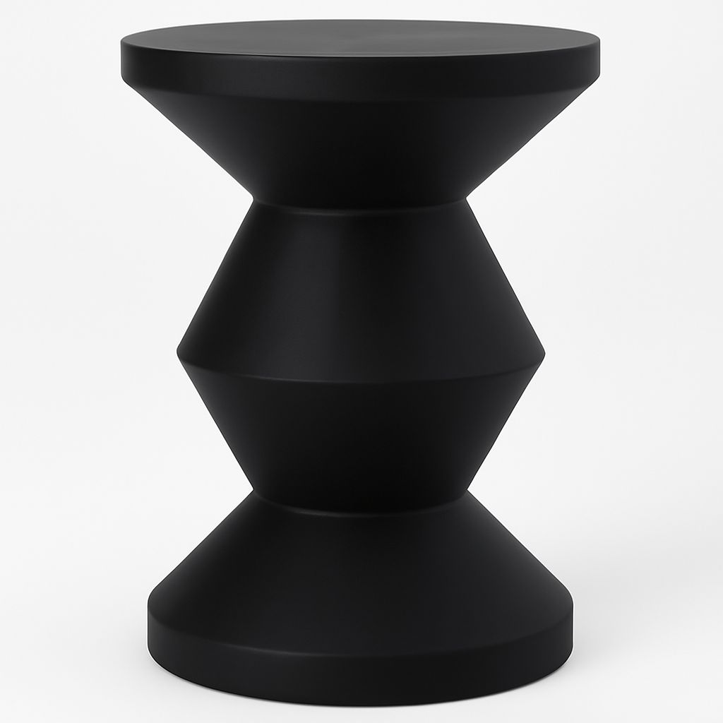 Side Table Black 35x35x47cm