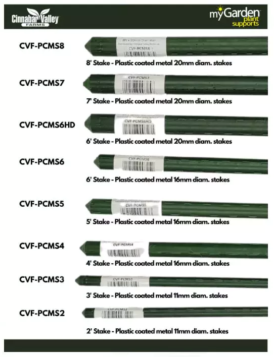 Plasticized Metal Stake