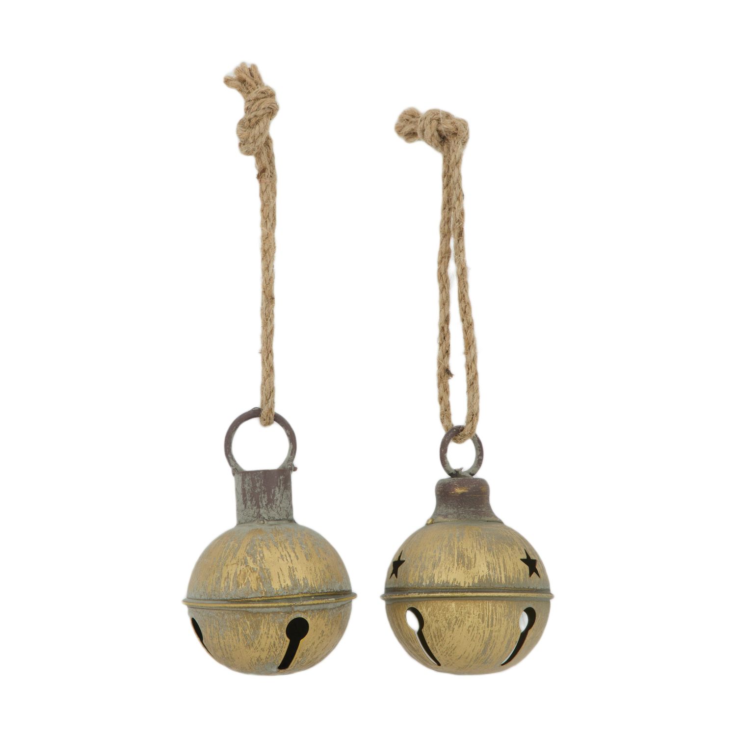 Zinc Bell with Hanger Gold