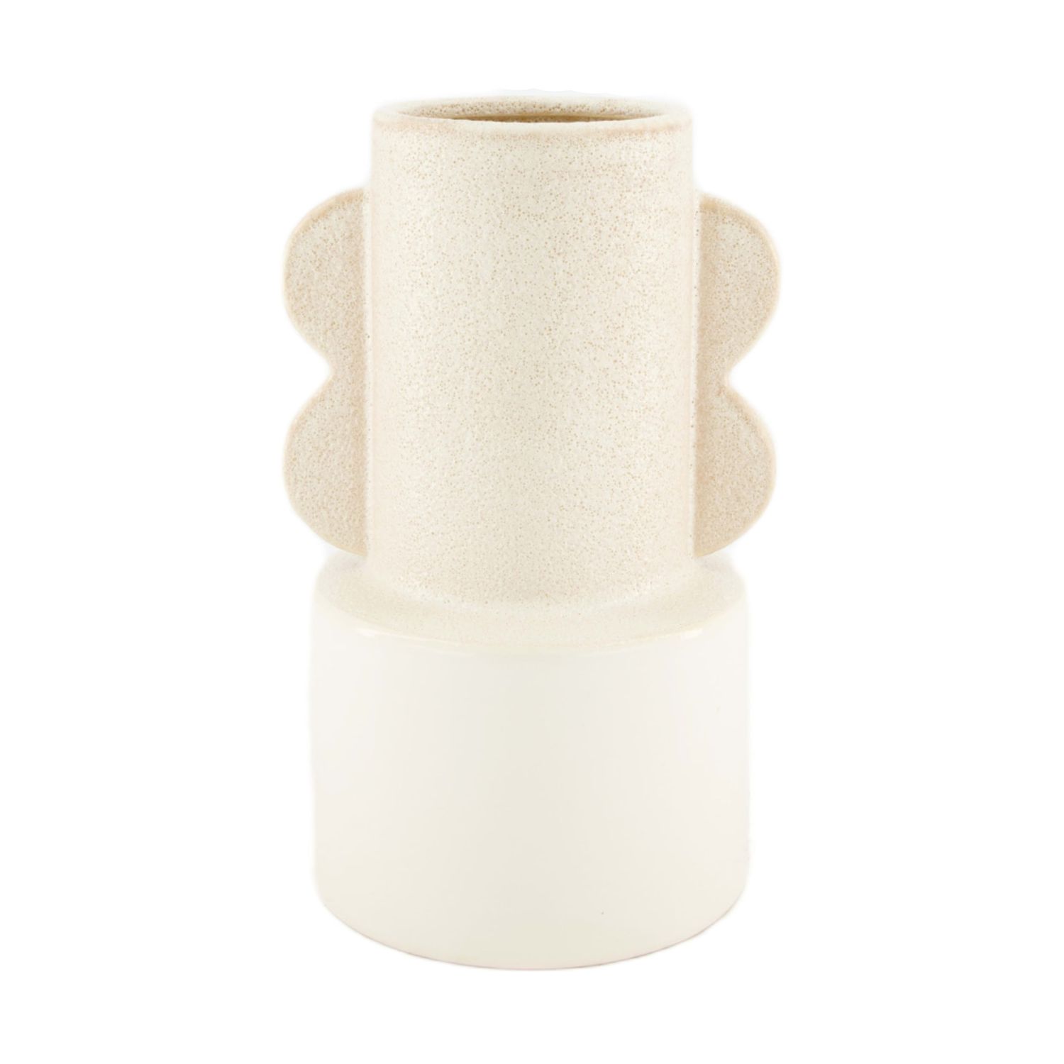 Vase Ceramic 17x15.5x28cm - White