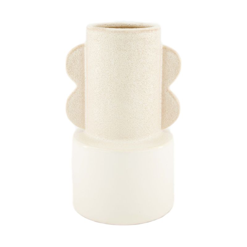 Vase Ceramic 17x15.5x28cm - White