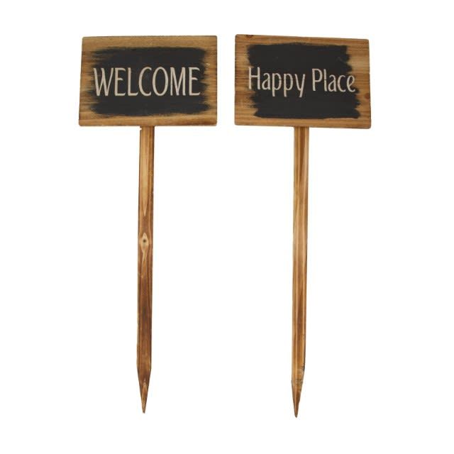 Wooden Stick Sign 78cm