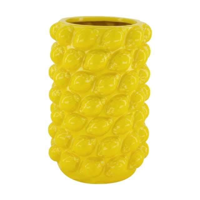 Vase Lemon Ceramic 16.5x16.5x26.5cm