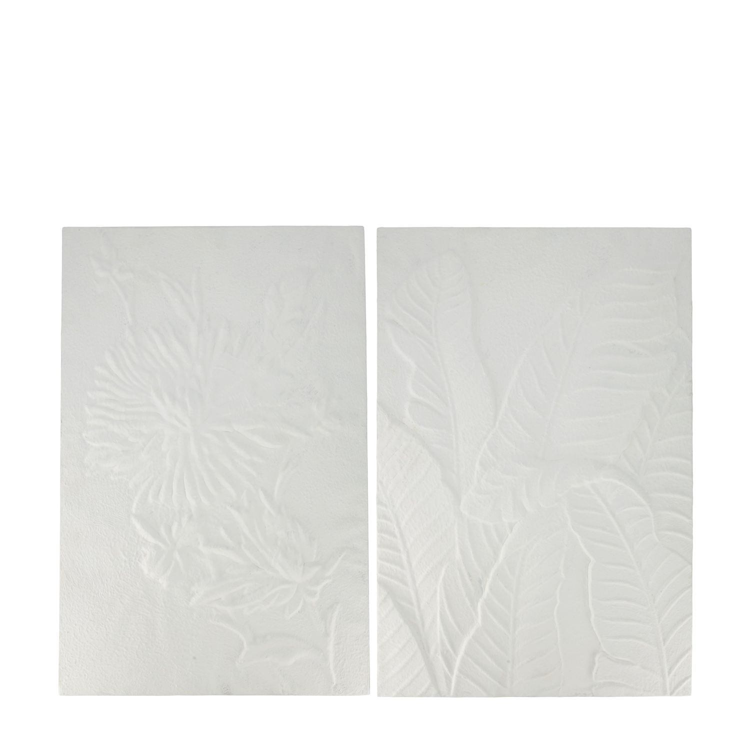 Metal Wall Art 38x58cm - White 2 Assorted