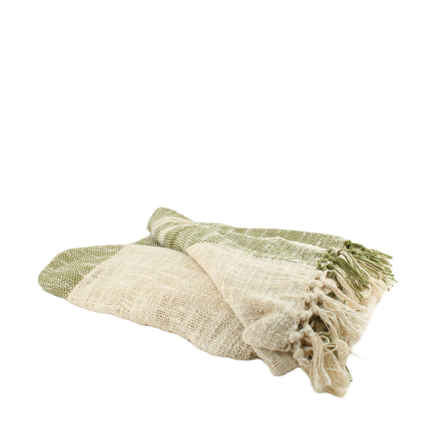 Throw Cotton 125x150cm - Green