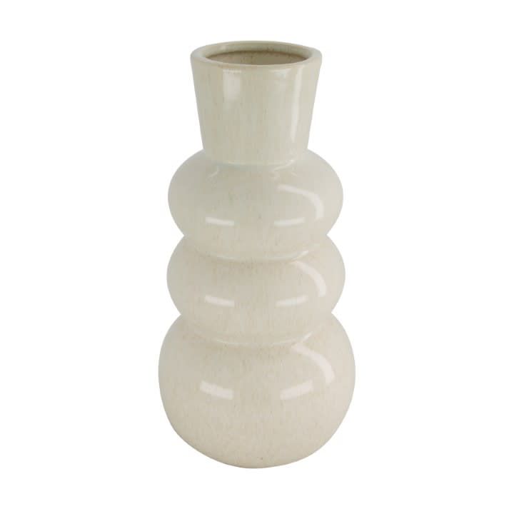 Vase Ceramic 15.5x15.5x30cm - White