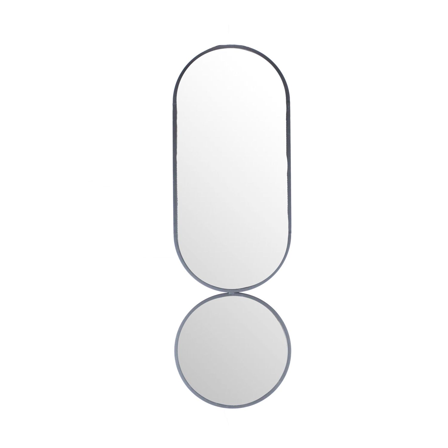 Metal Mirror 117cm - Black