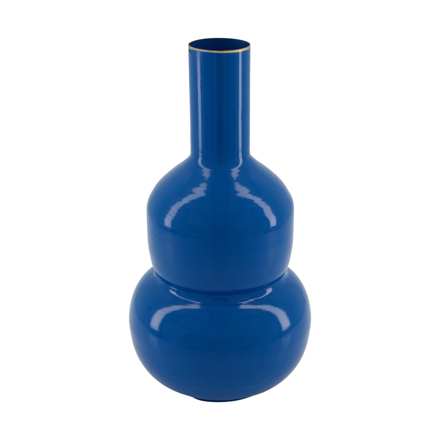 Metal Vase Blue