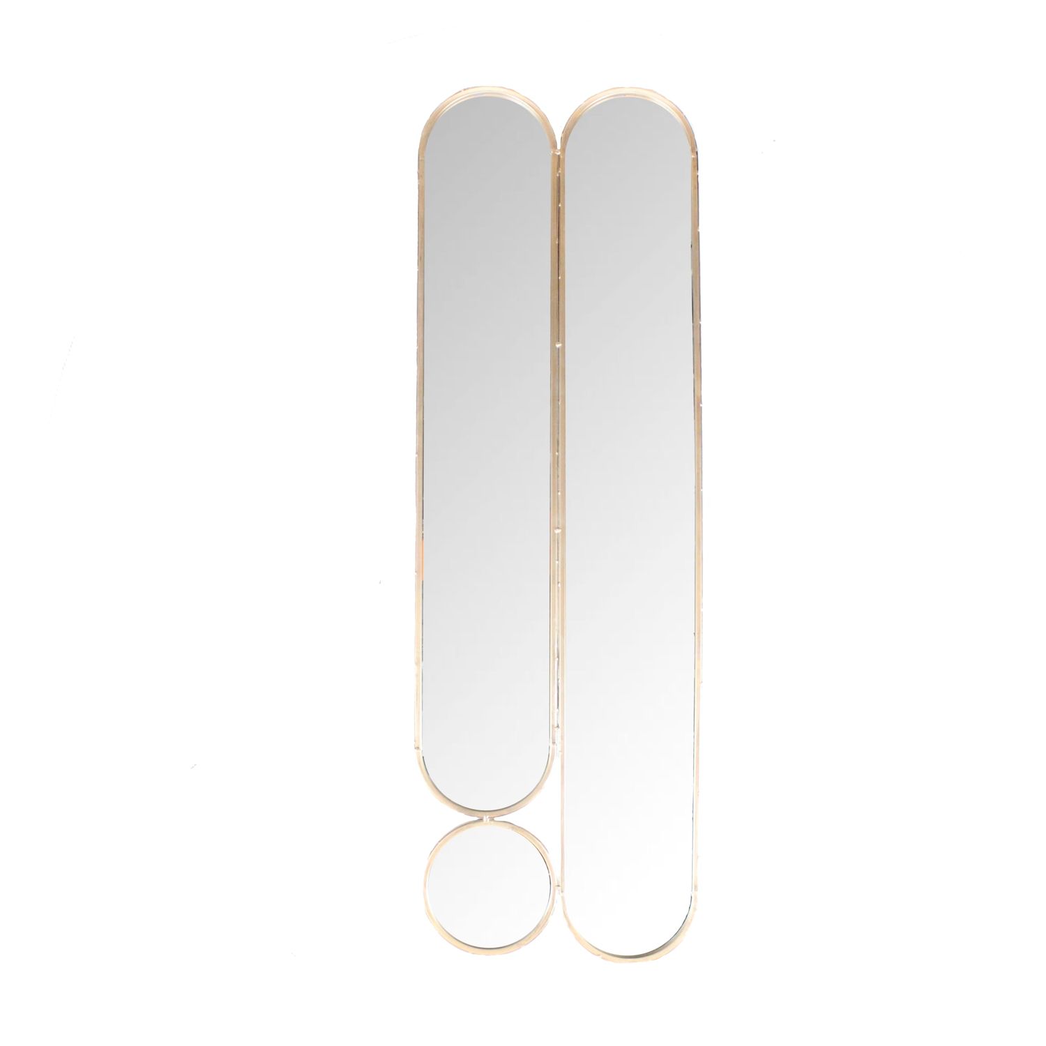 Metal Mirror 118cm - Gold