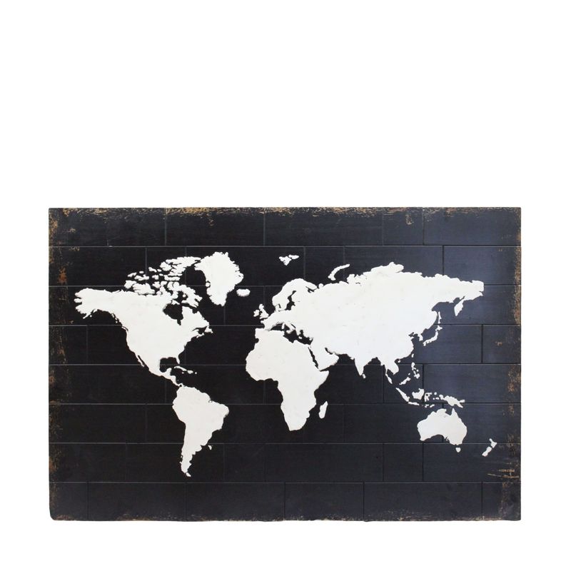 Wall Art Map of the World 117x77cm