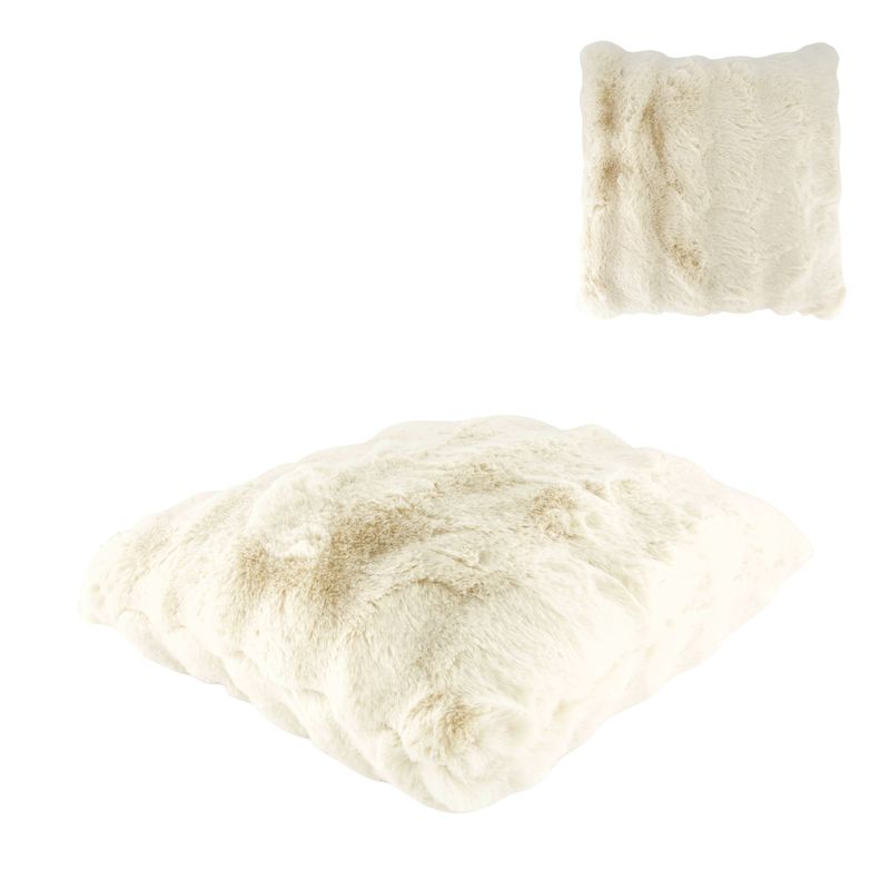 Cushion Polyester Faux Fur 45x45x12cm