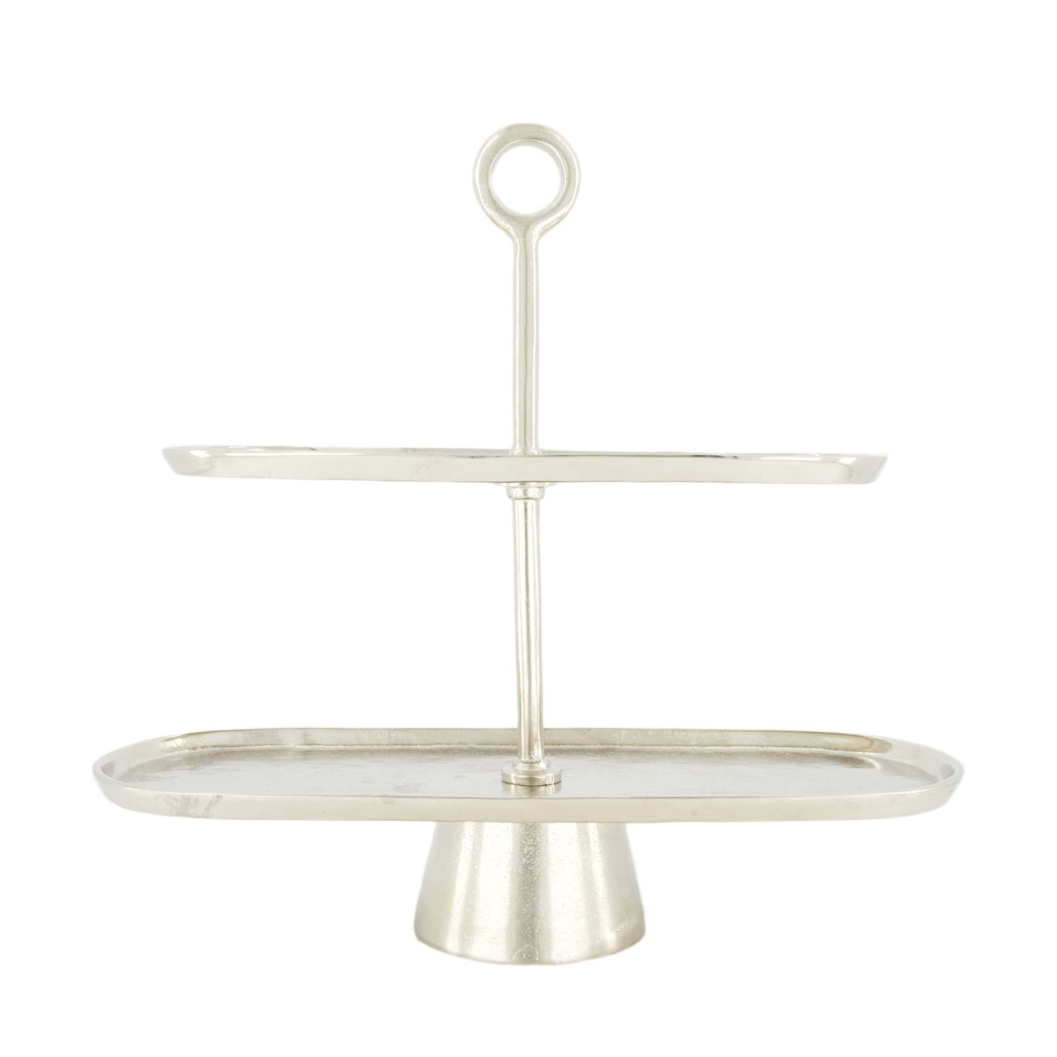 Aluminum Etagiere 2 Layers 43x16.5x39cm