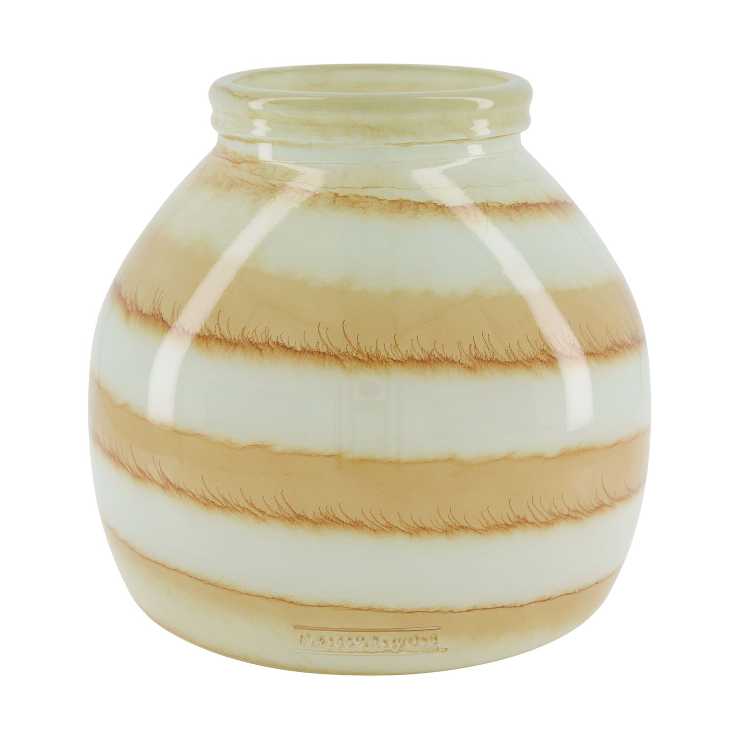 Tealight Holder Recycled Glass 21x21x20cm