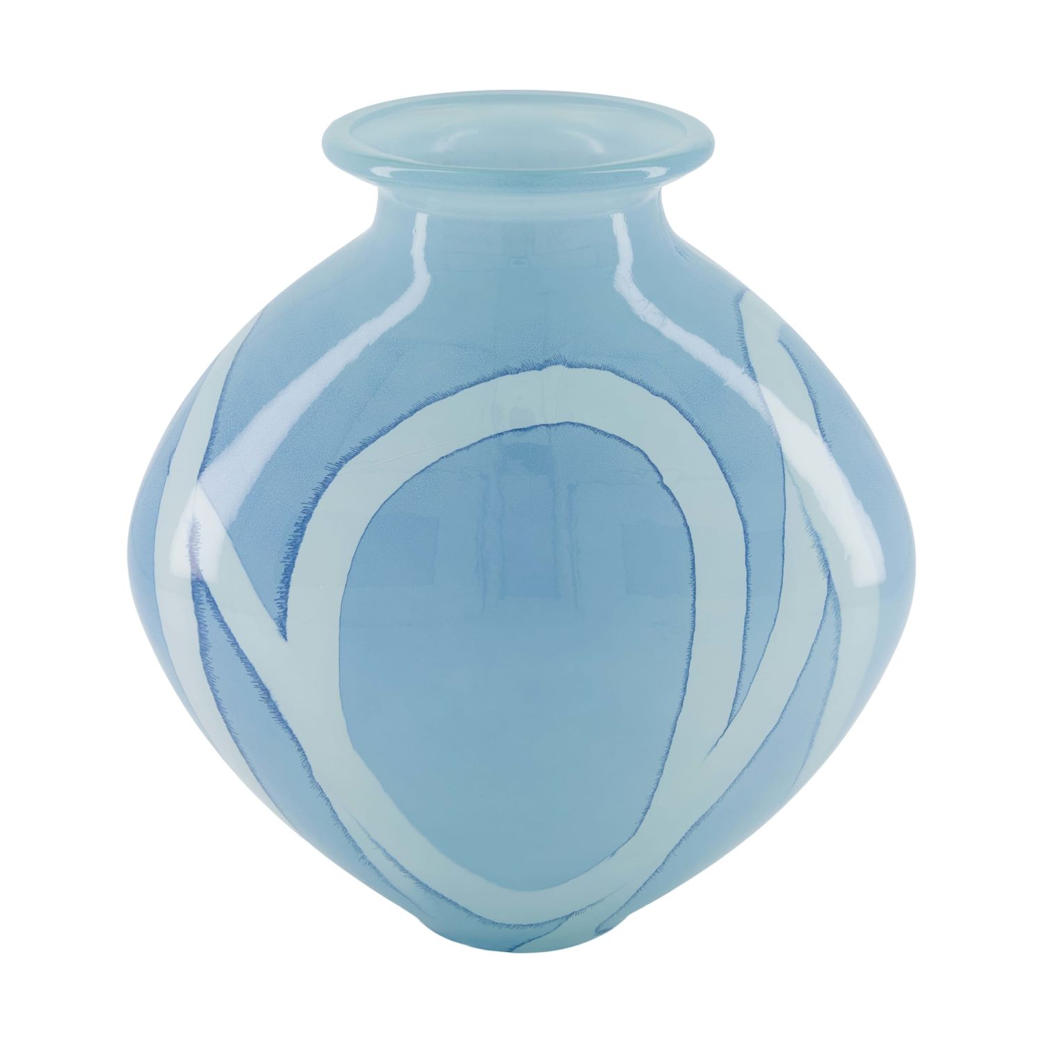 Vase Recycled Glass 24x13.5x26cm