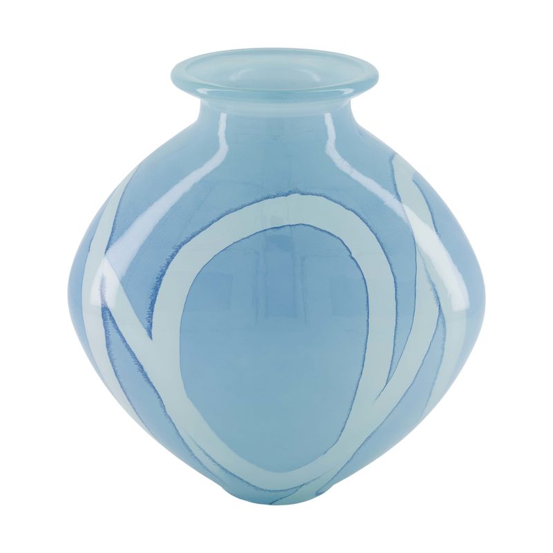 Vase Recycled Glass 24x13.5x26cm