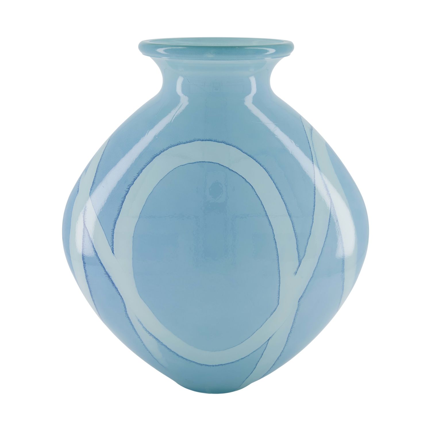 Vase Recycled Glass 35x18.5x37cm