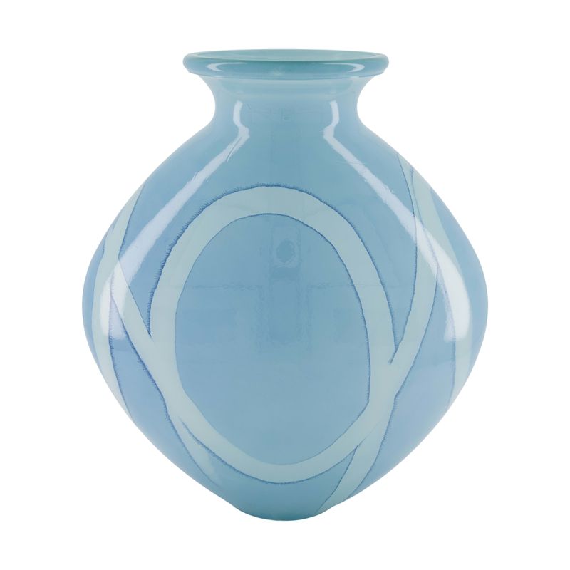 Vase Recycled Glass 35x18.5x37cm