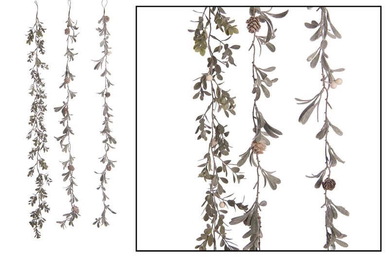 Artificial Garland 106cm - 3 Assorted