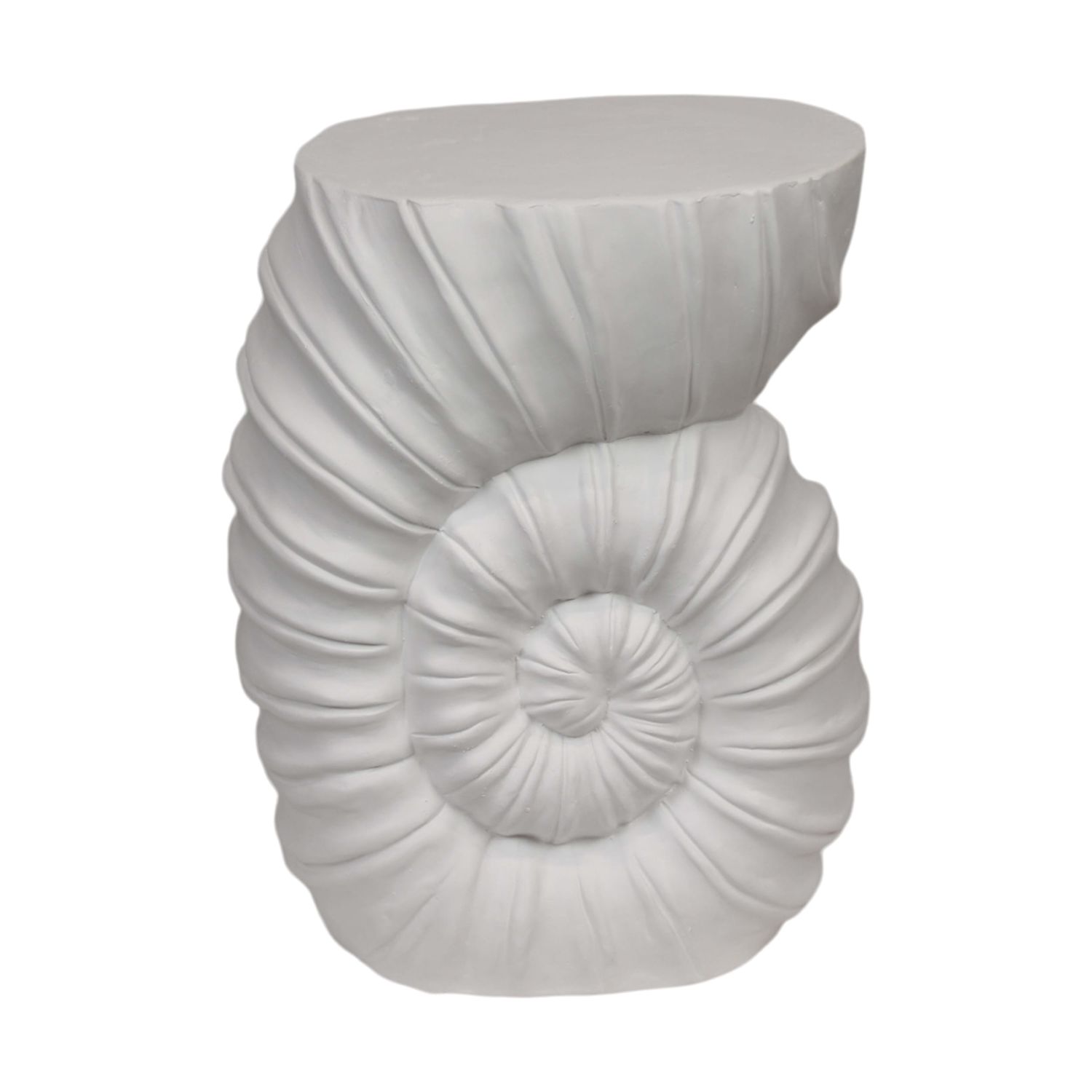 Magnesium Side Table Shell 38x48cm