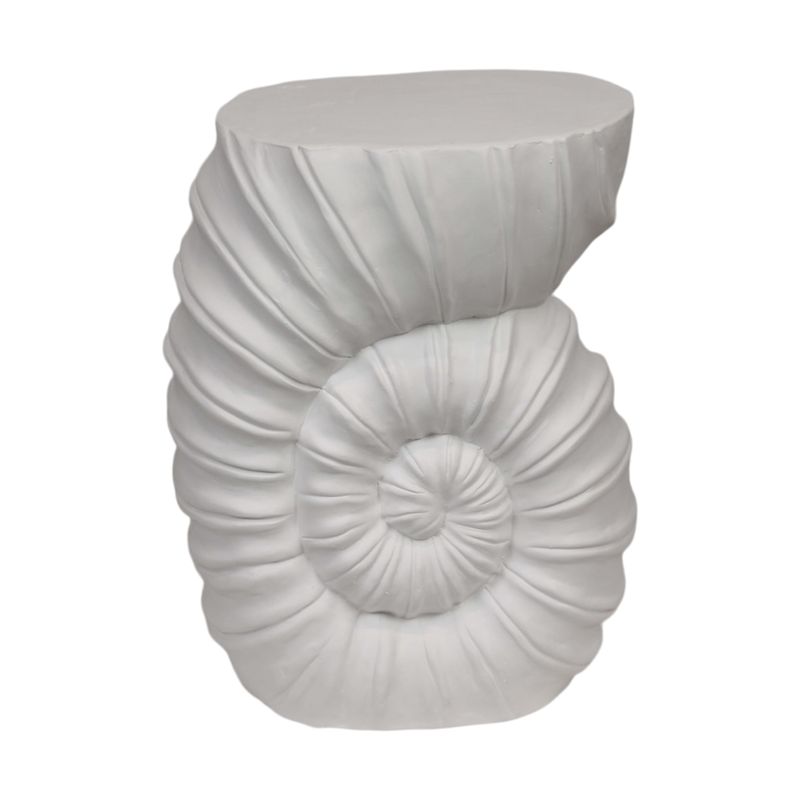 Magnesium Side Table Shell 38x48cm