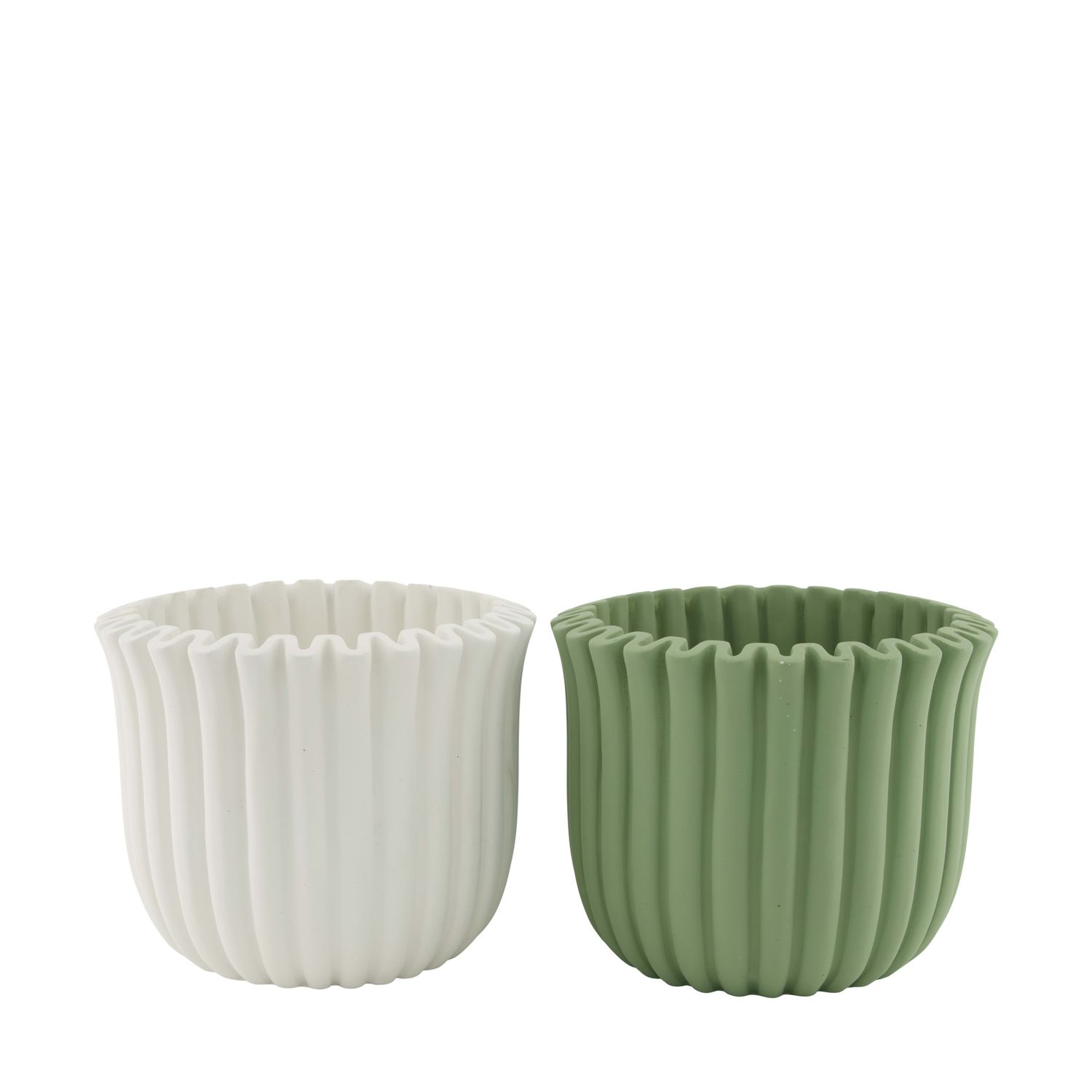 Cement Planter Wave 19.5cm