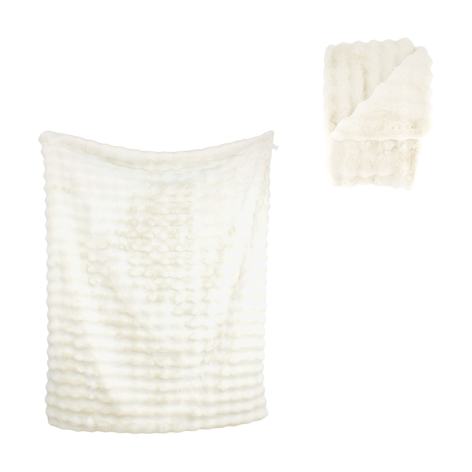 Throw Polyester 170x130cm - Off White