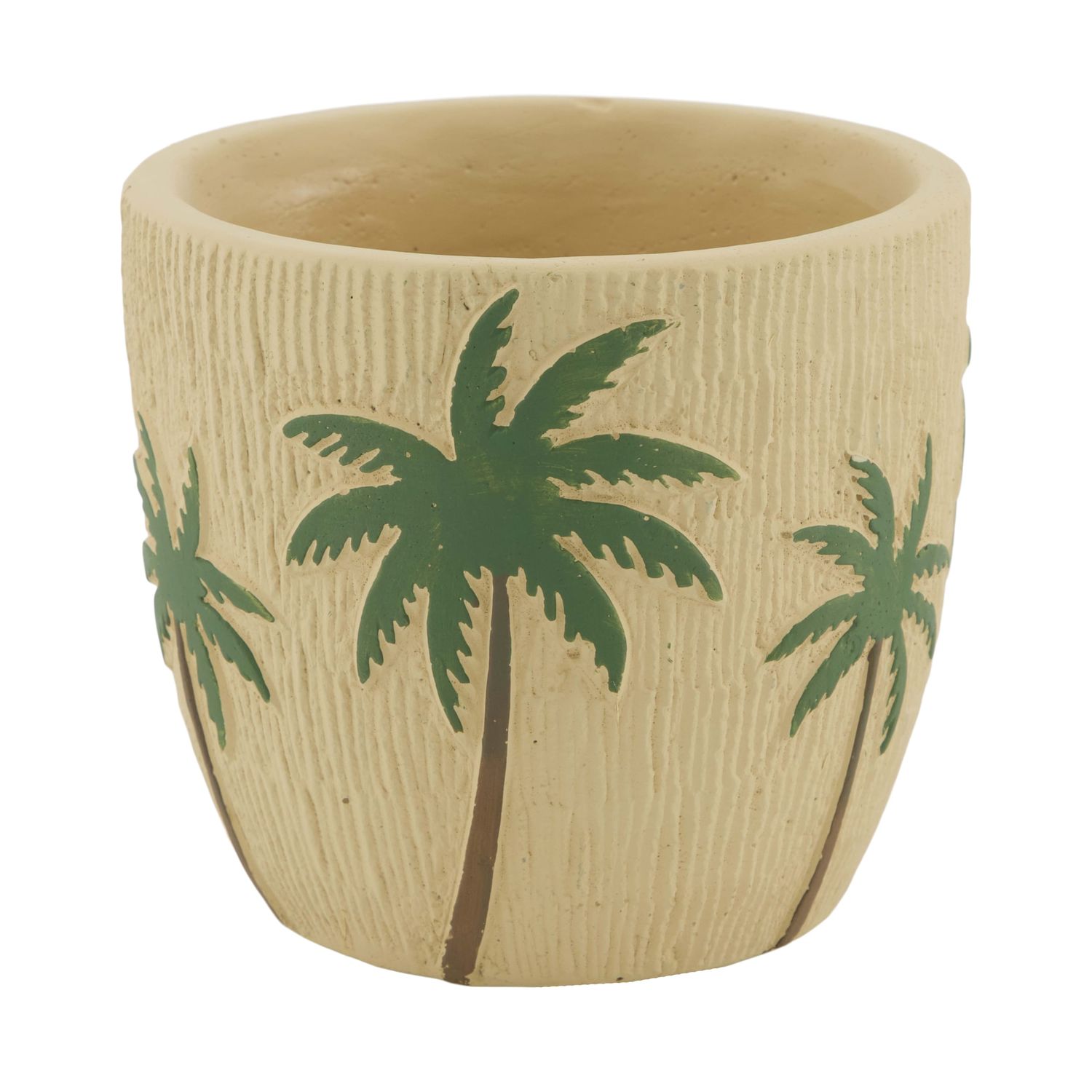 Cement Planter Palm Trees