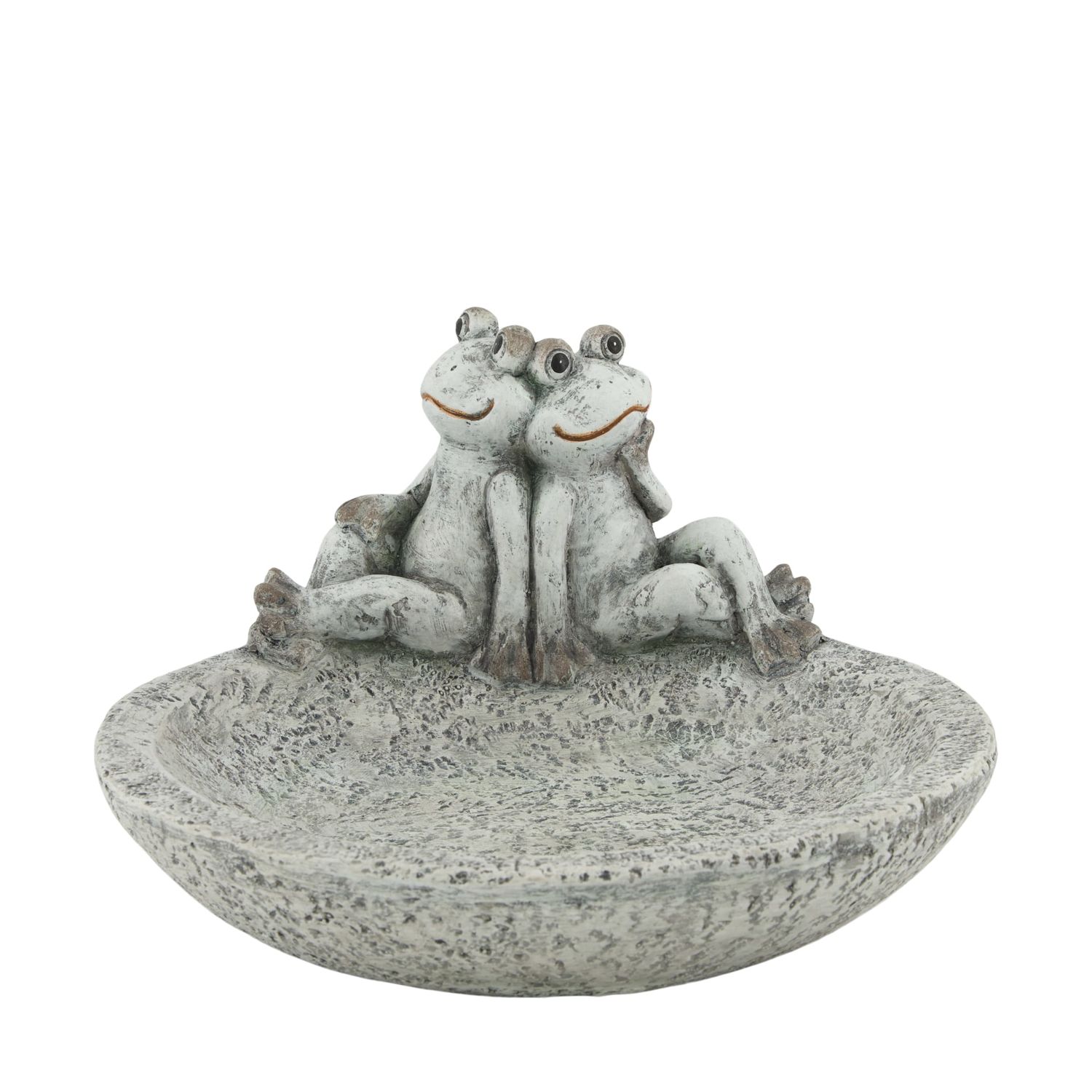 Birdfeeder 2 Frogs Sitting 29cm