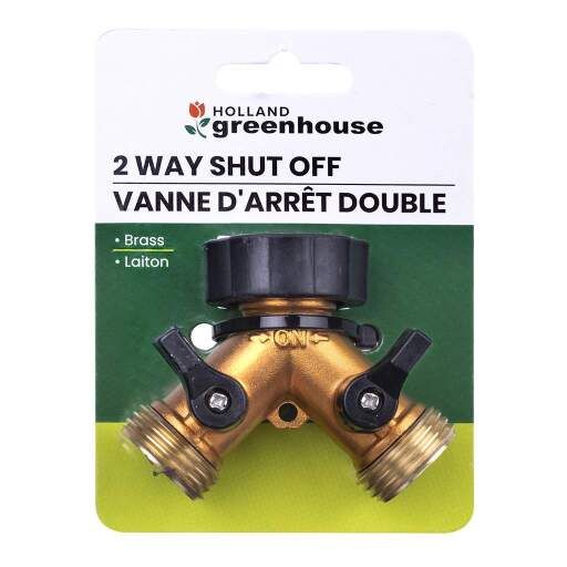 Holland Greenhouse - Pro Solid Brass 'Y' Shut Off