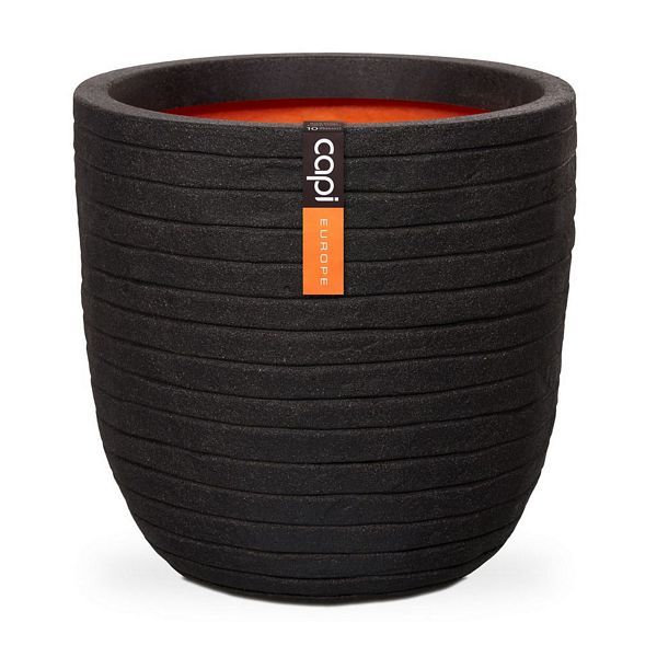 Capi - Planter Ball Row NL, Size: 35cm x 35cm x 34cm, Color: Black